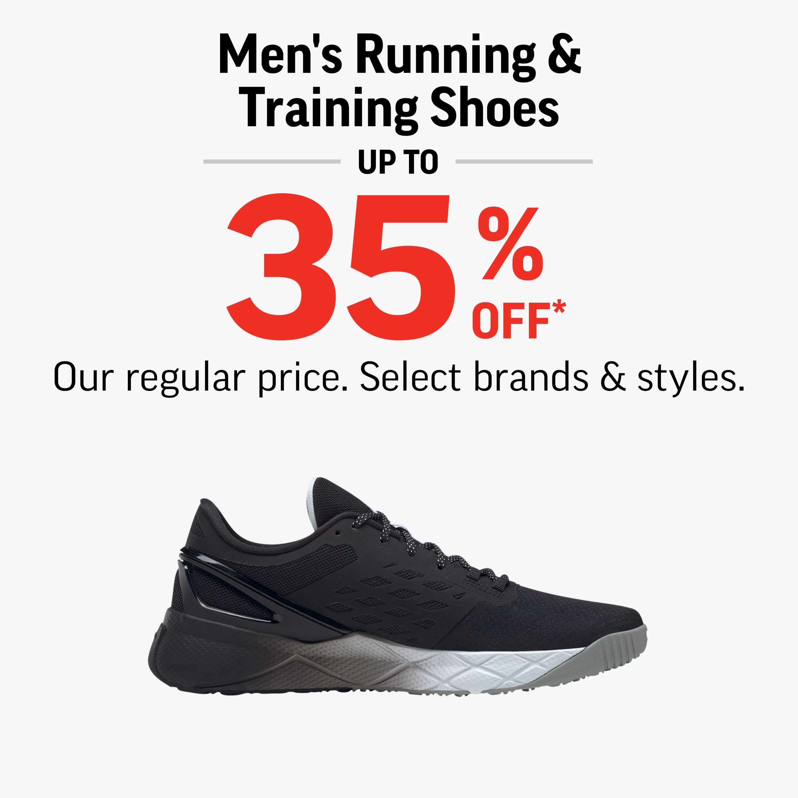 Men’s Running & Training Shoes Up To 35% Off! icon