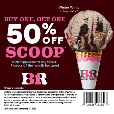 BOGO 50% OFF SCOOP OFFER! The scoop of the season! icon