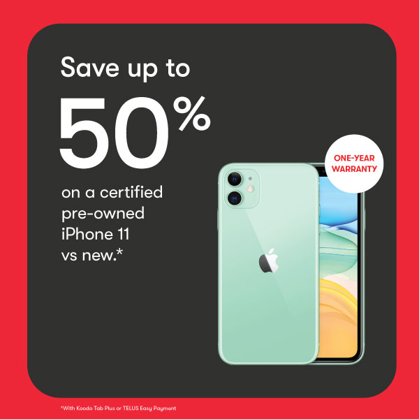 Mobile Klinik-Save Up to 50% on a certified pre-owned iPhone 11 vs new.* icon