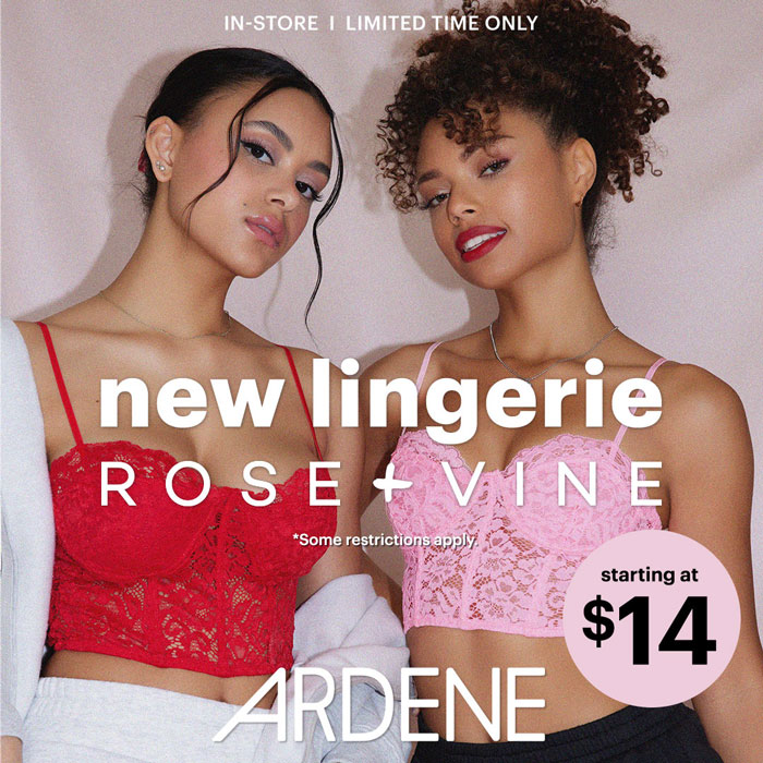 Ardene- New lingerie starting at $14 icon