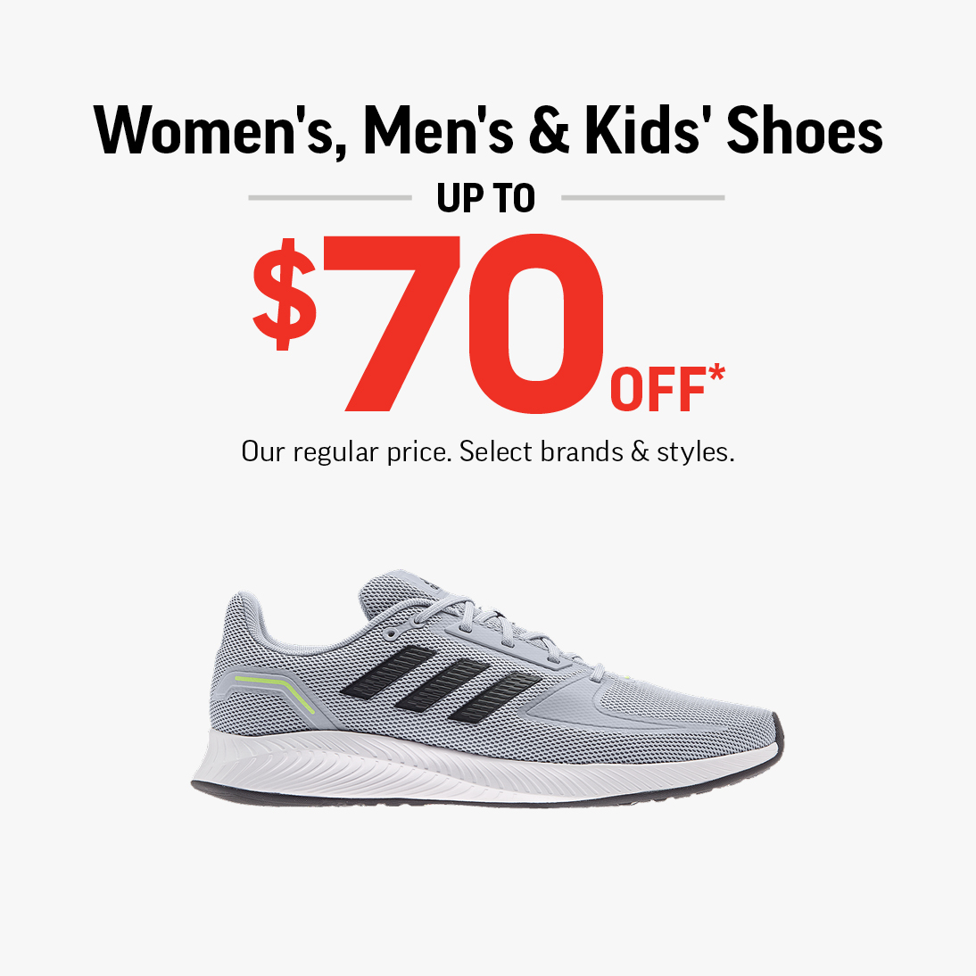 Shoes Up To $70 Off*! icon