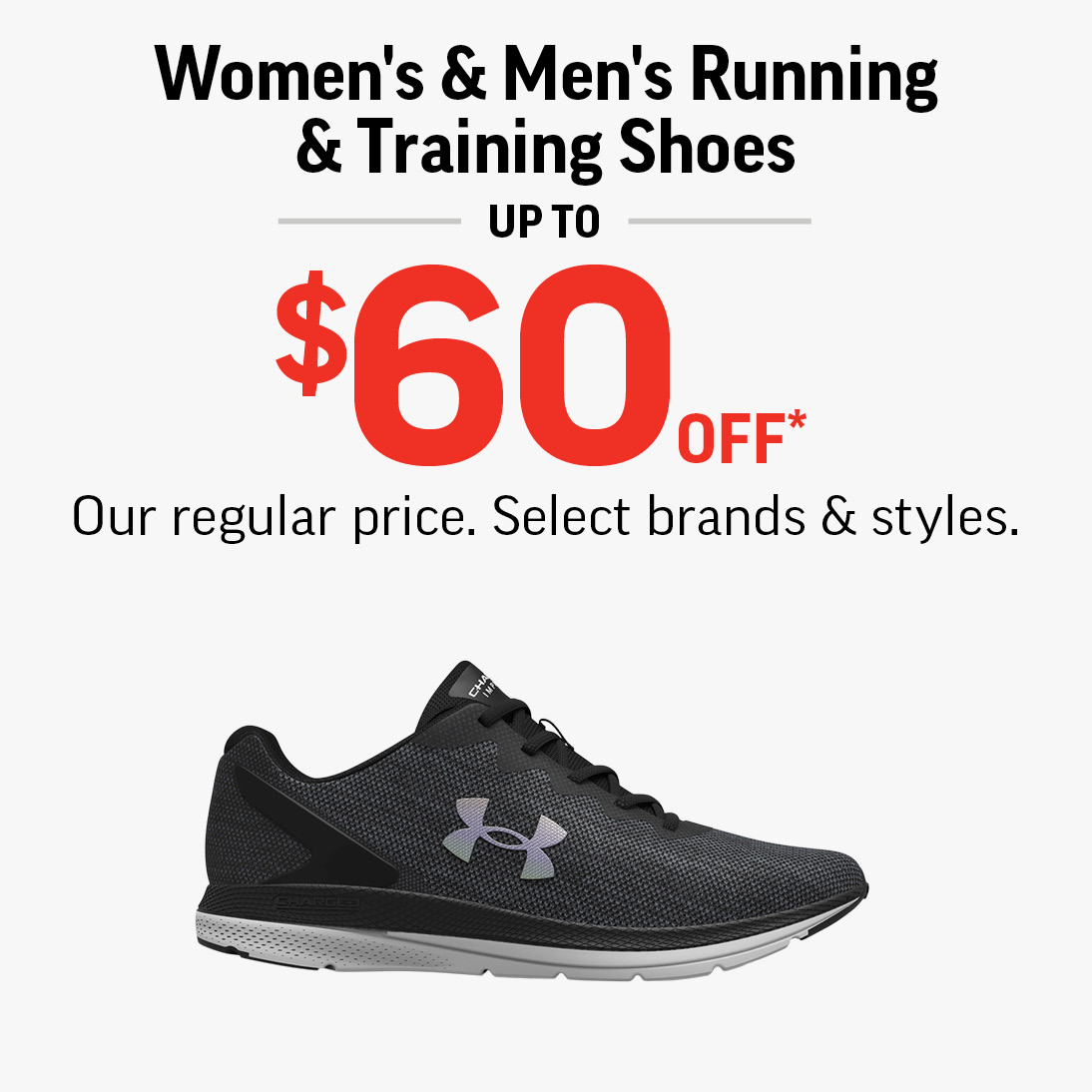 Women’s & Men’s Running & Training Shoes Up To $60 Off! icon