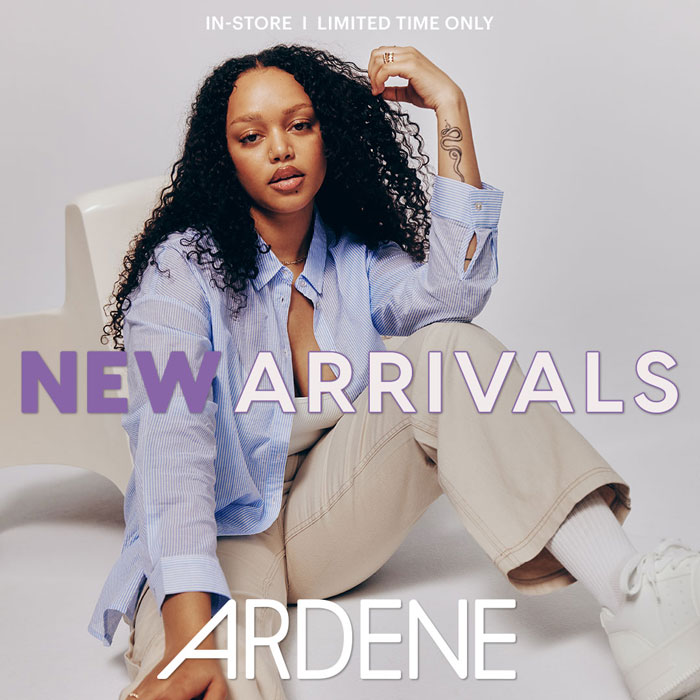 Ardene- Shop our new arrivals in-store. icon