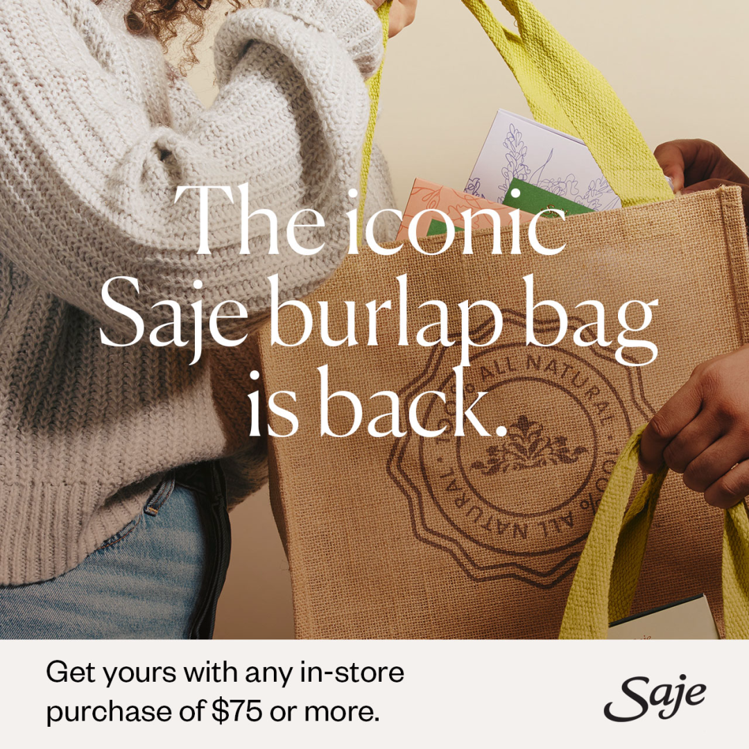 The iconic Saje bag is back. icon