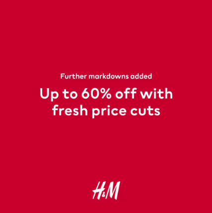 H&M Summer Sale- Up to 60% off with fresh price cuts icon