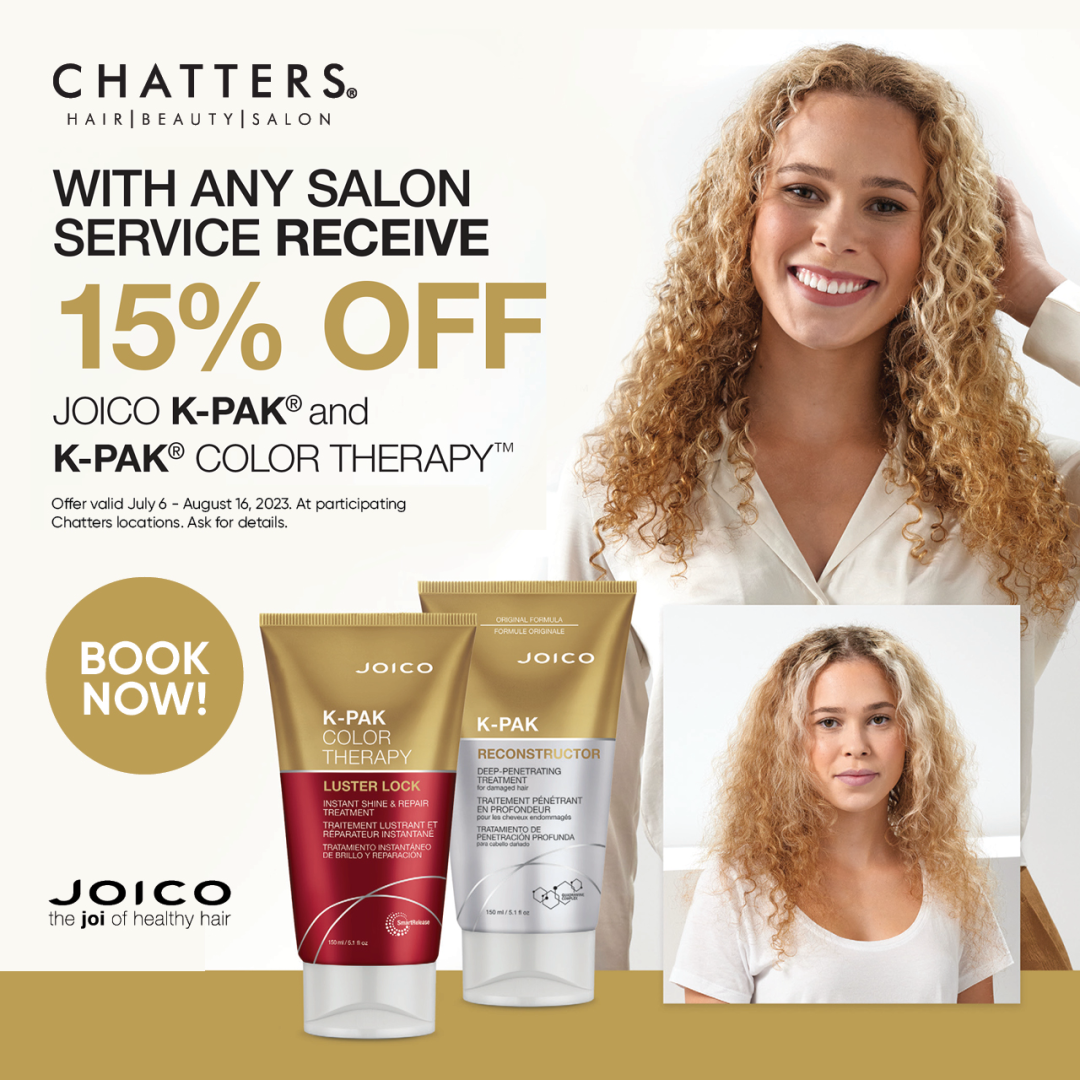 Chatters Hair Salon – Get 15% Off Your Next Salon Visit with Joico! icon