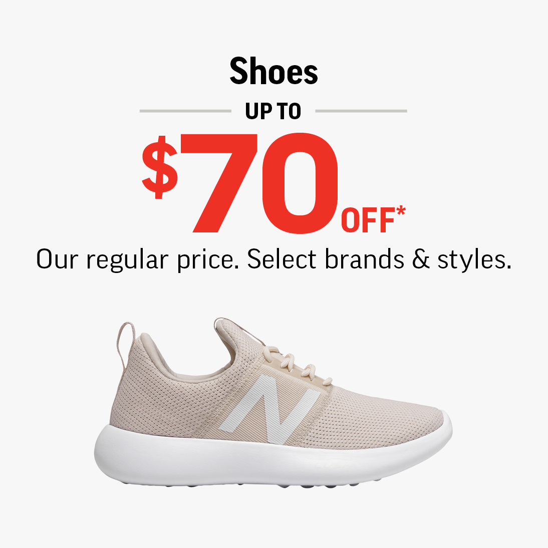Shoes Up To $70 Off! icon