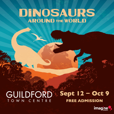 Dinosaurs Around the World Guildford Town Centre