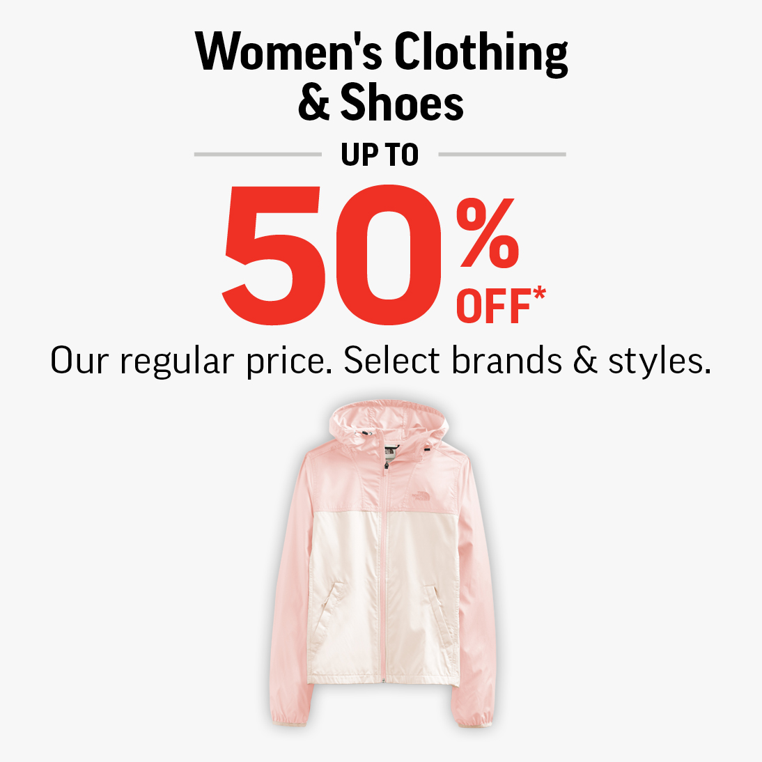 Women’s Clothing & Shoes Up To 50% Off! icon
