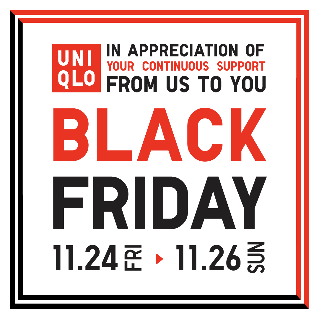 Black Friday at UNIQLO icon