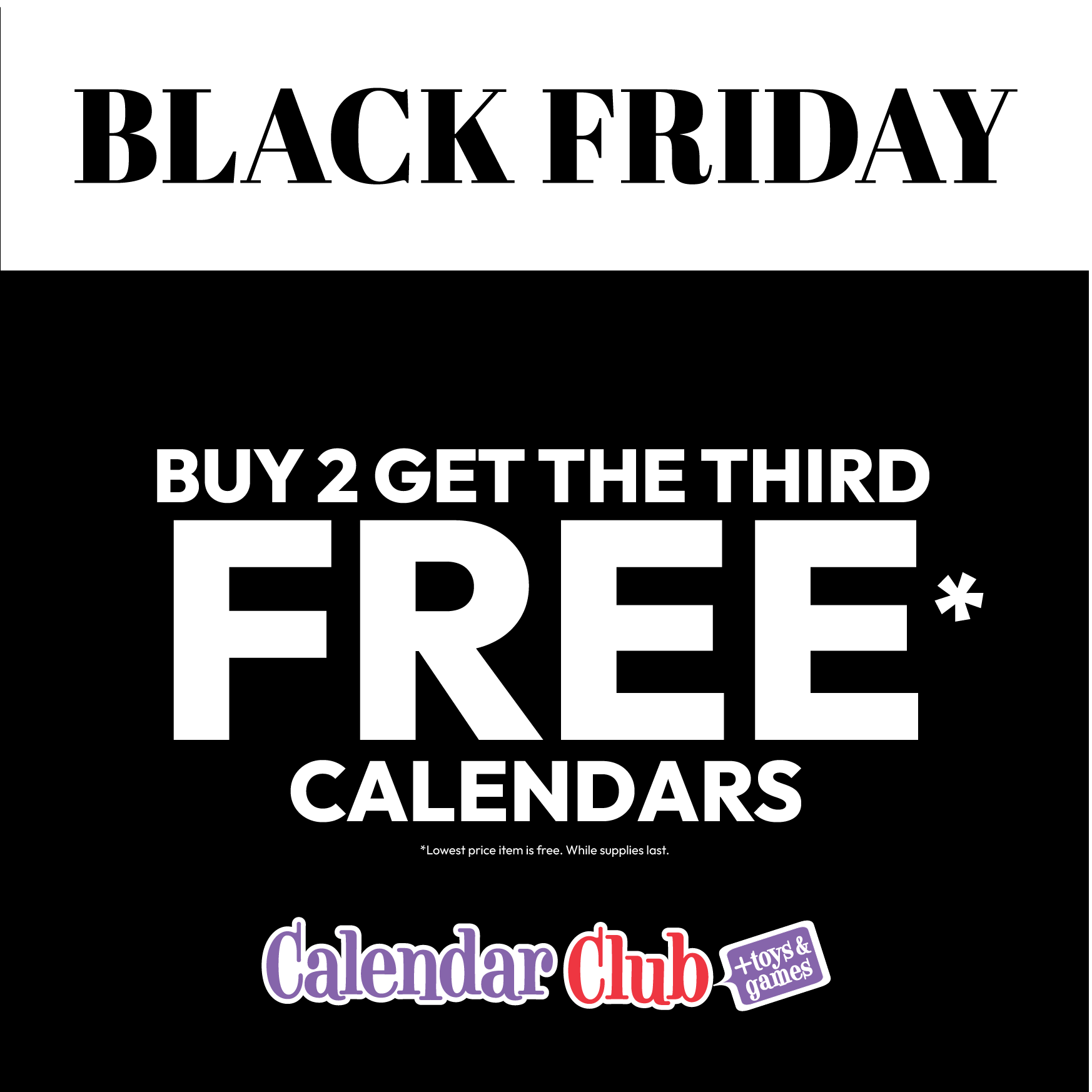 Calendar Club- Black Friday icon