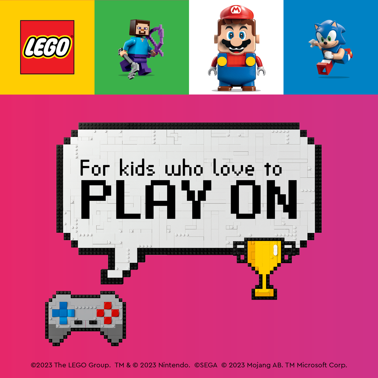 Five new LEGO® Gaming sets all under $25. icon