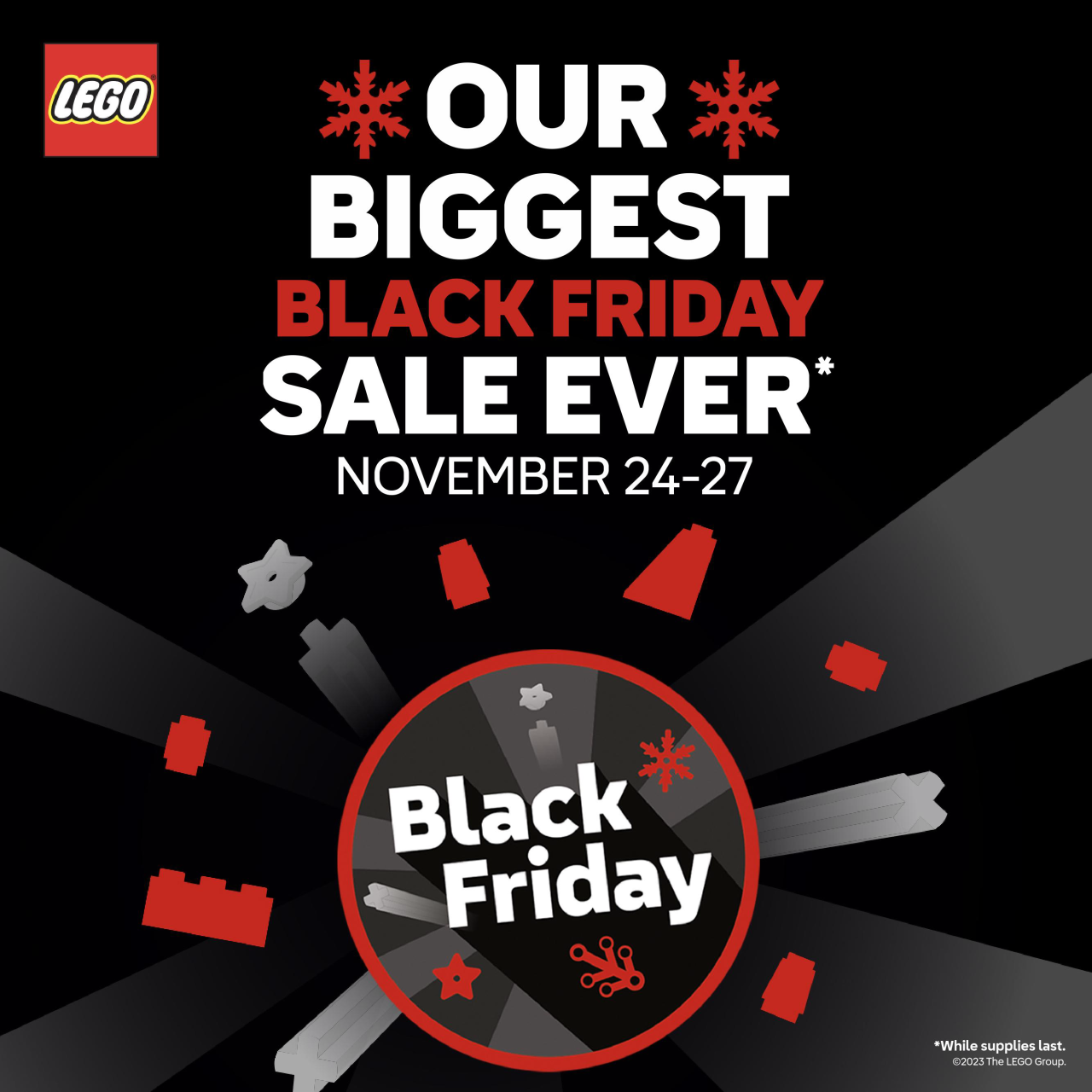 LEGO® Black Friday is back icon