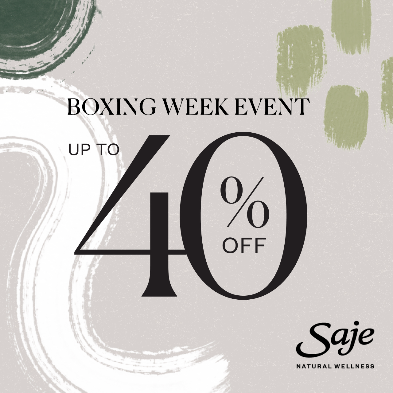 Saje Natural Wellness- Boxing Week Starts Now icon