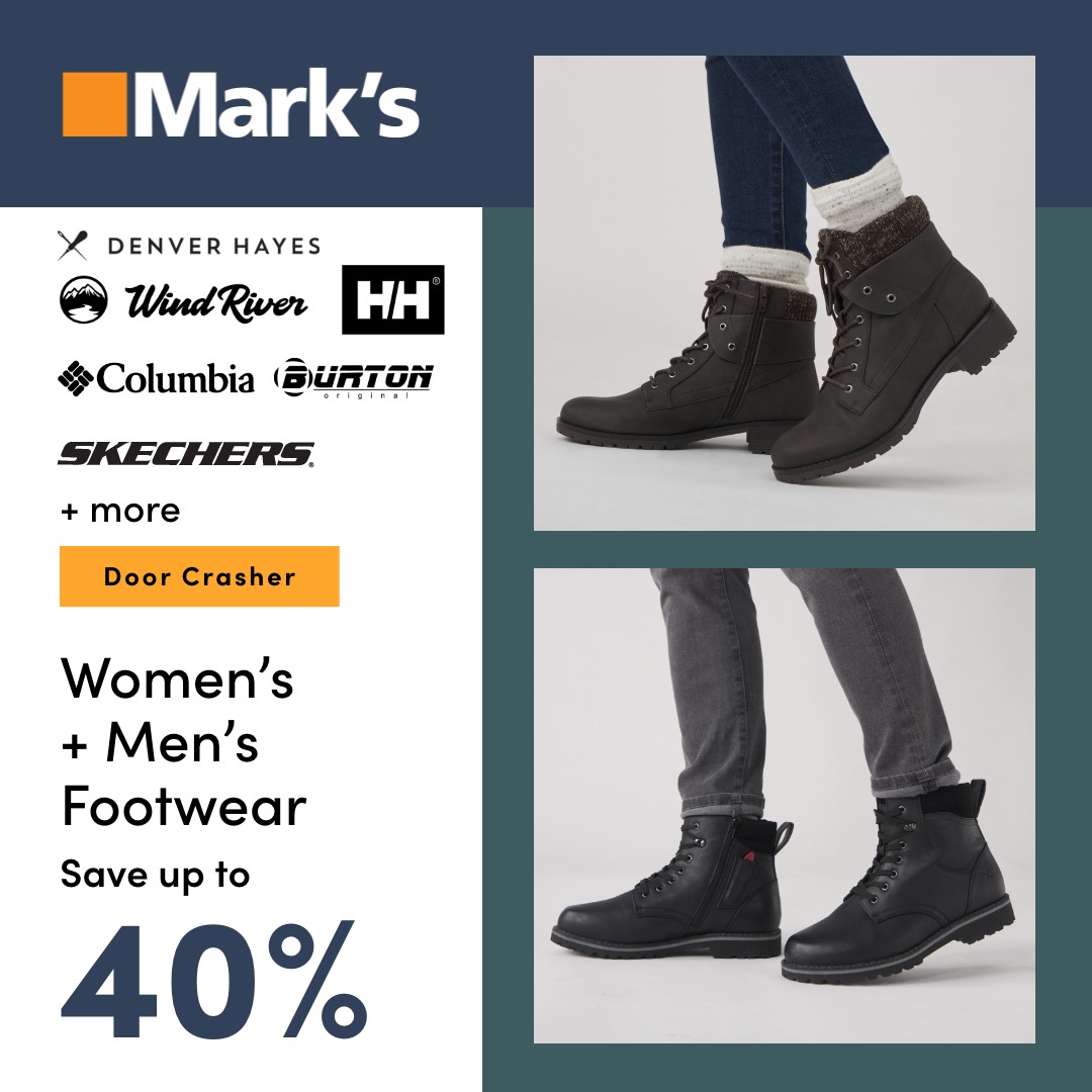 Save up to 40% on Women’s + Men’s Footwear! icon