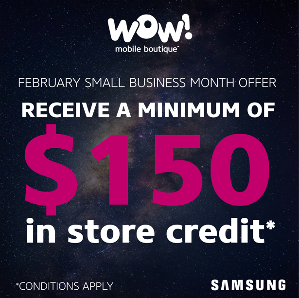 Small Business Month Offer at WOW! Mobile Boutique icon