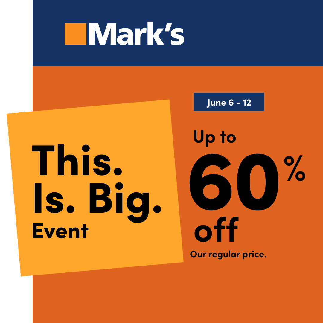 This. Is. Big. Event! Up to 60% off* icon