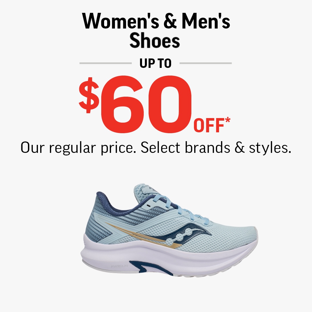 Women’s &amp; Men’s Shoes Up To $60 Off! icon