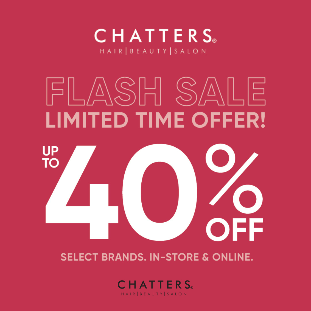 Shop Up To 40% Off This Long Weekend at Chatters Hair Salon! icon