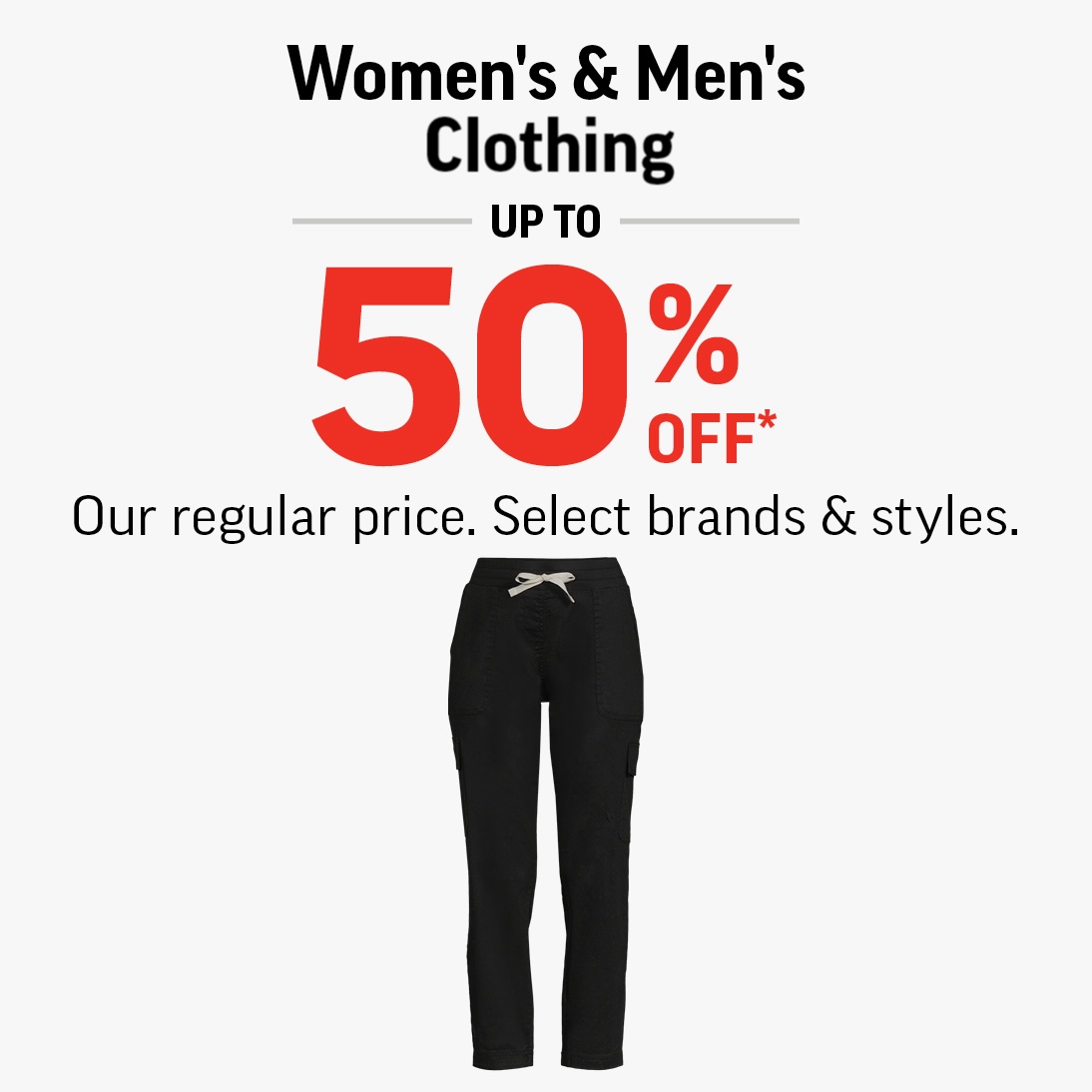 Women’s &amp; Men’s Clothing Up To 50% Off! icon