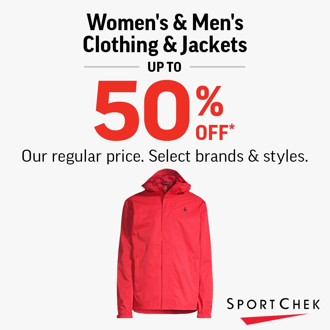 Women’s &amp; Men’s Clothing &amp; Jackets Up To 50% Off! icon