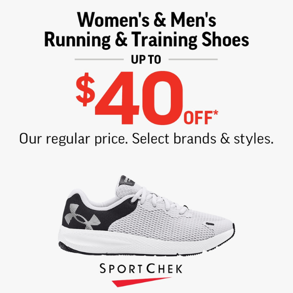Women’s &amp; Men’s Running &amp; Training Shoes Up To $40 Off! icon