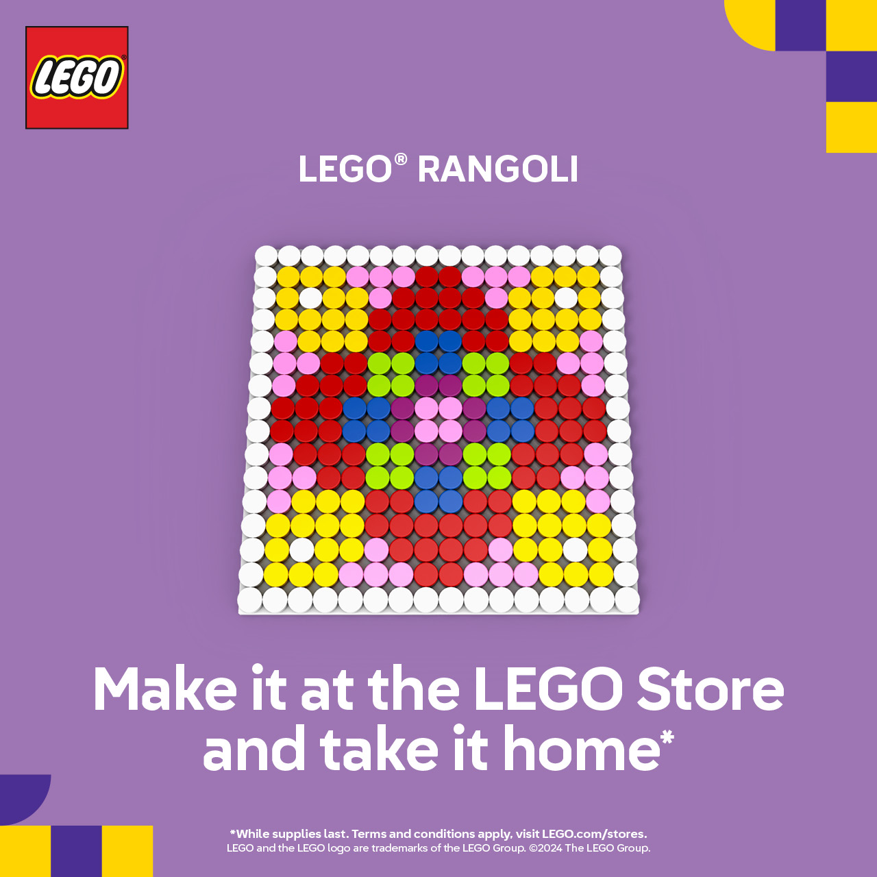 Build a LEGO® Rangoli and take it home with you! icon