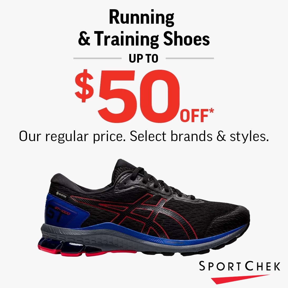 Women’s &amp; Men’s Running &amp; Training Shoes up to $50 off* icon
