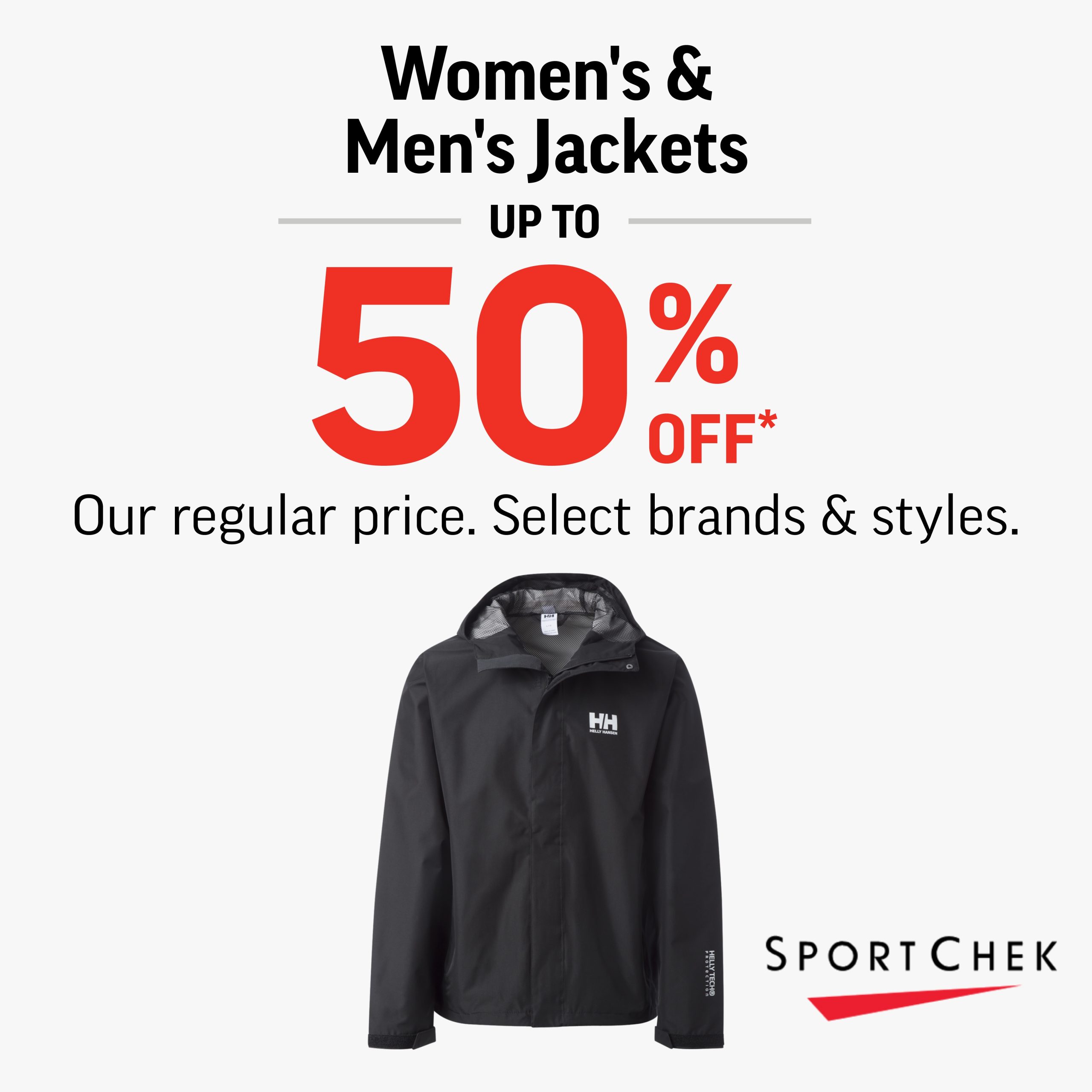 Women’s &amp; Men’s Jackets Up To 50% Off! icon