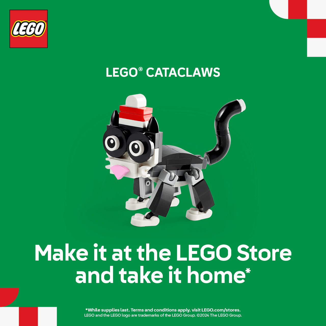 Build a LEGO® Cataclaws at The LEGO Store and take it home with you! icon