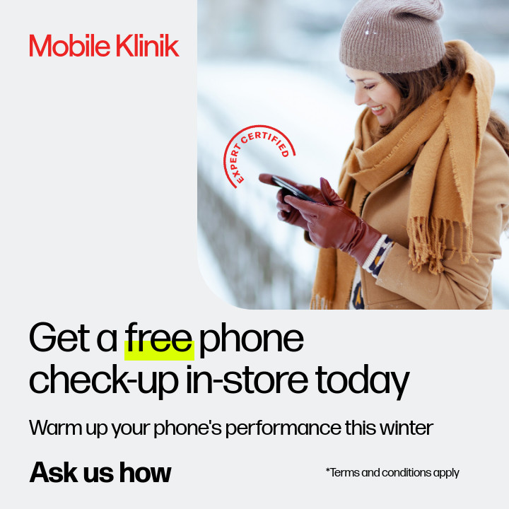 Get a free phone check-up in-store today. icon