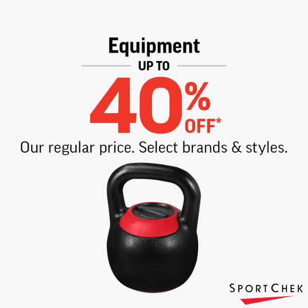 Fitness Equipment Up To 40% Off! icon