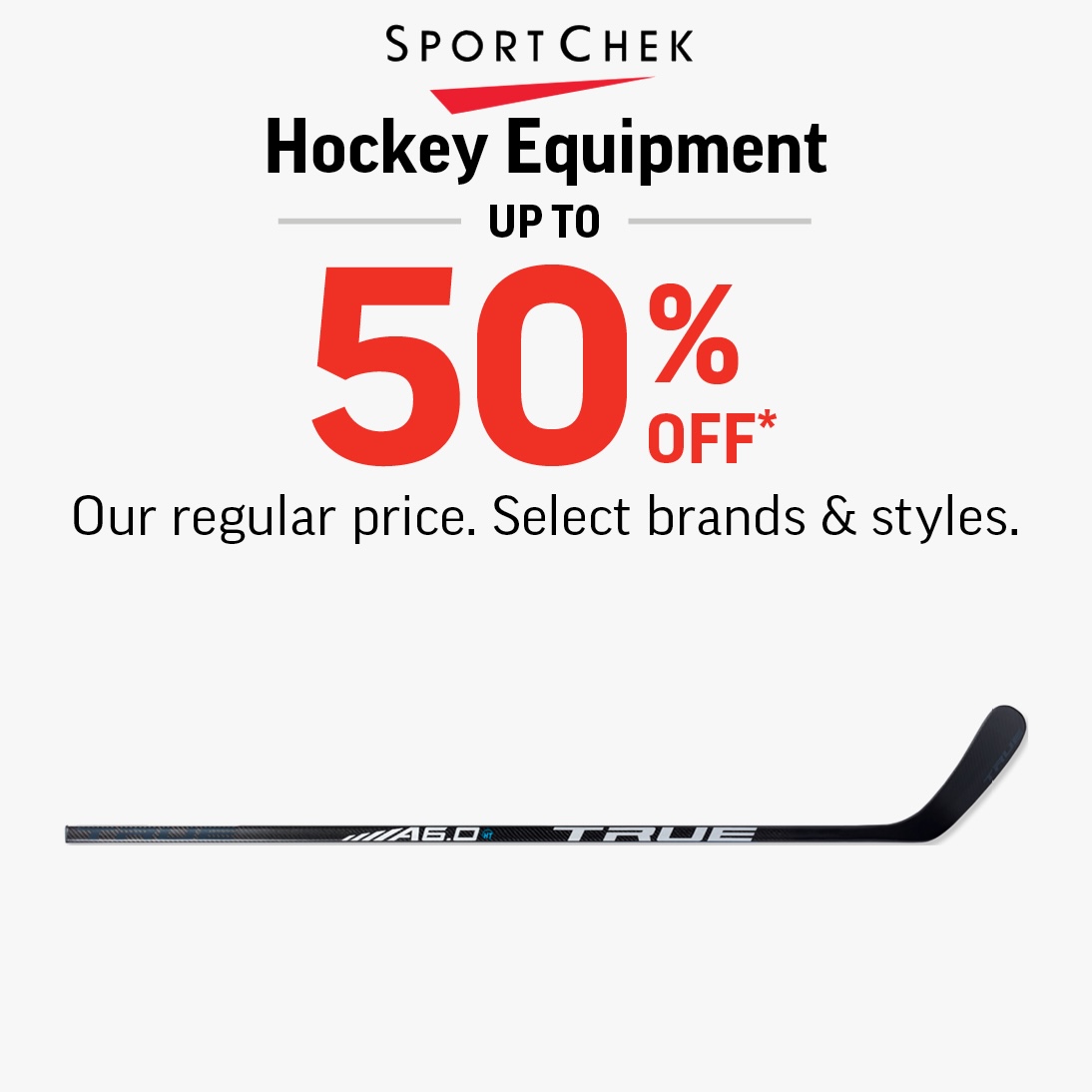 Hockey Equipment Up To 50% Off! icon