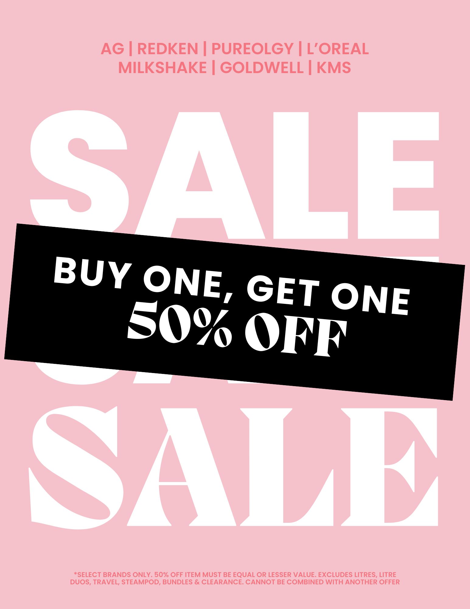 BUY 1 GET 1 FOR 50% OFF – SELECT BRANDS AT ZENNKAI SALON icon