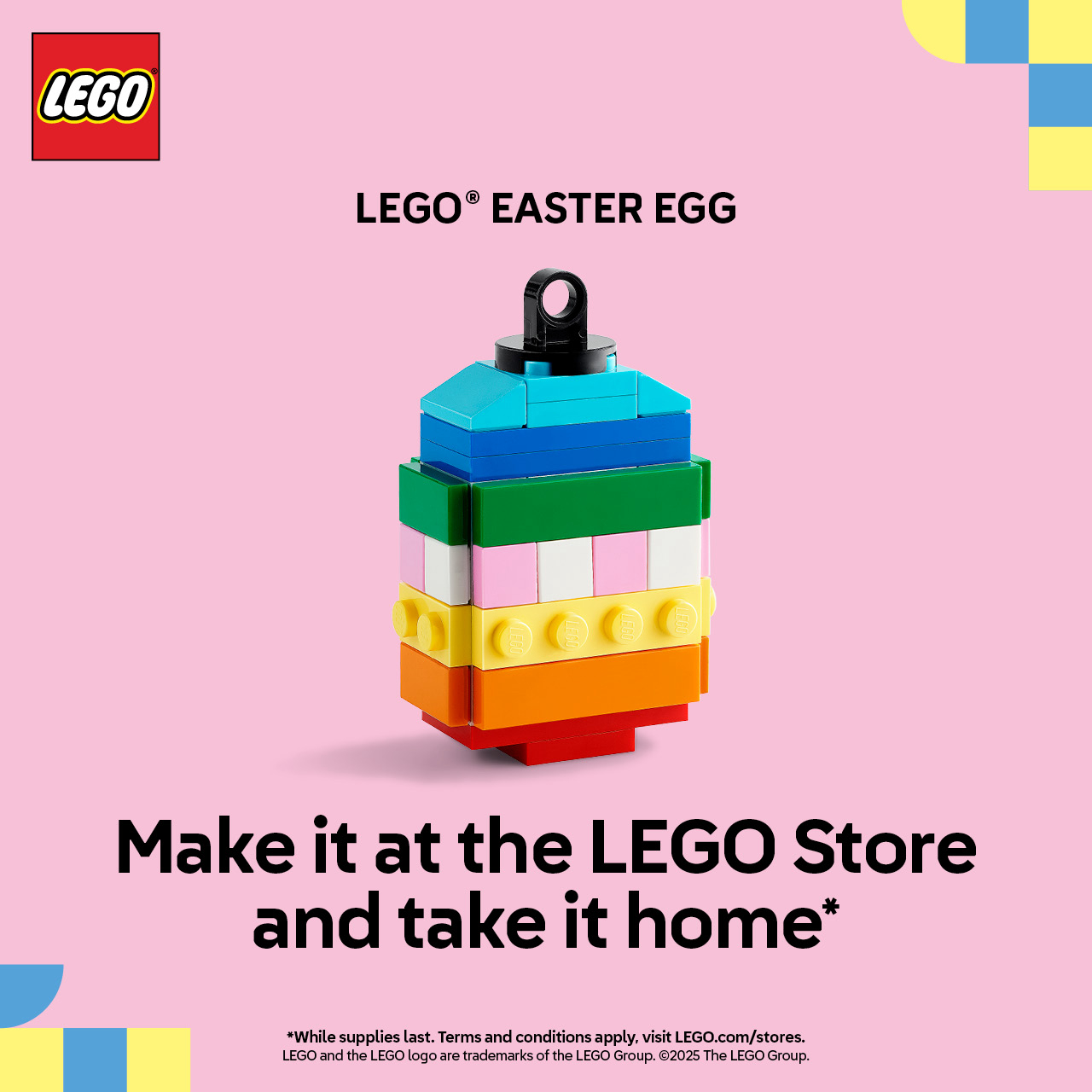 Build a LEGO® Easter Egg and take it home with you! icon