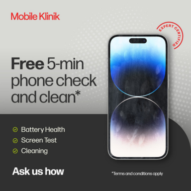 Free 5-min phone check and clean icon