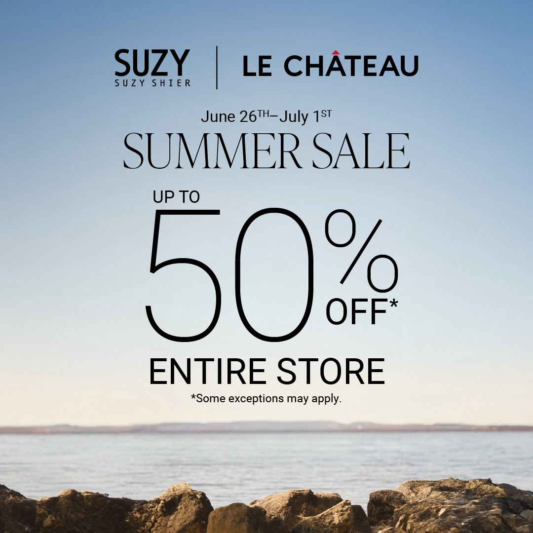 Suzy Shier | Le Chateau – Up to 50% Off Entire Store icon