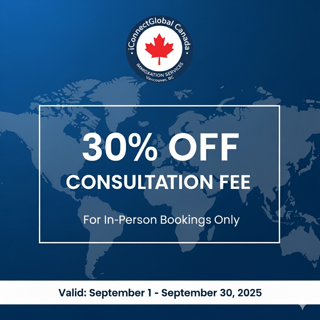 Get 30% Off Your Consultation Fee! — iConnectGlobal Immigration icon