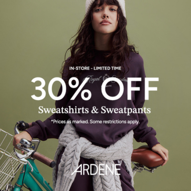 30% off Sweatshirts & Sweatpants #ardenelove icon