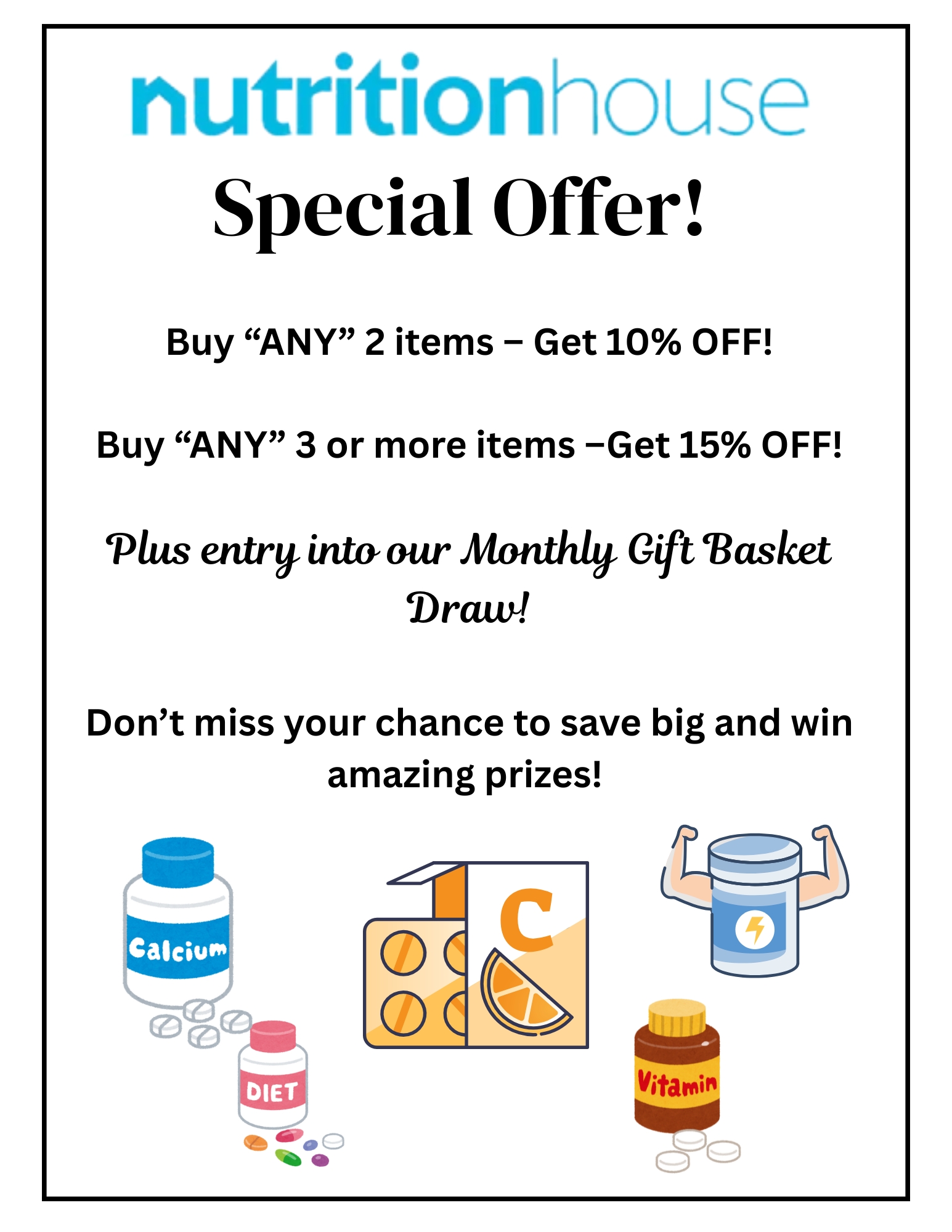SAVE BIG AT NUTRITION HOUSE icon
