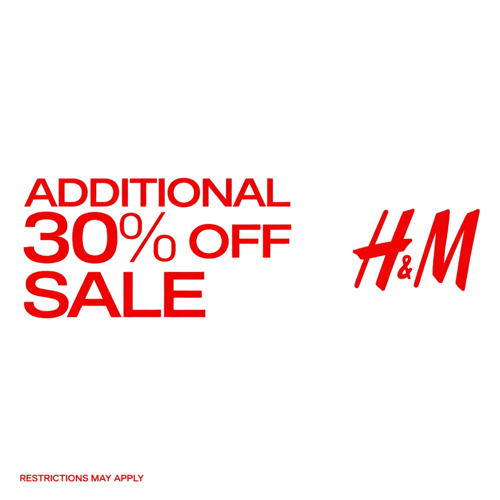 H&M EXTRA 30% OFF SALE icon