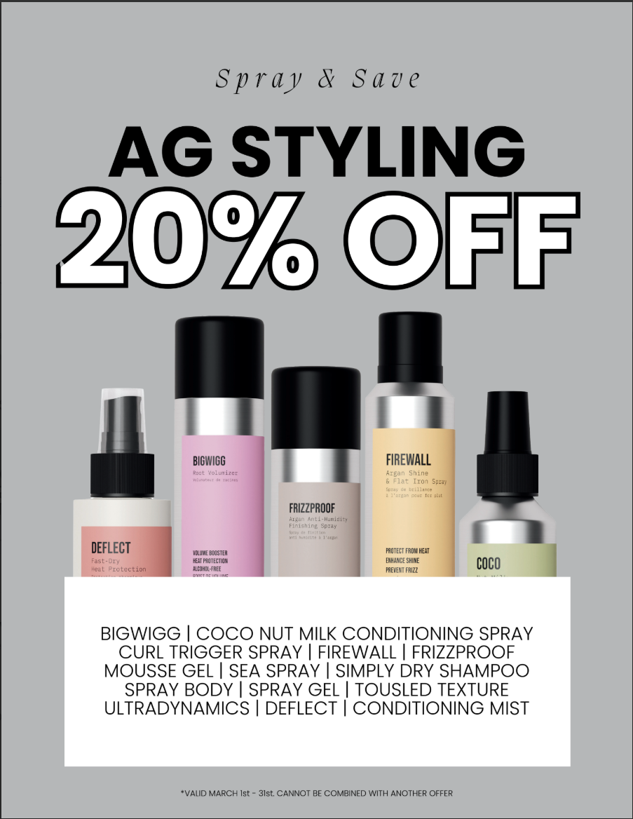 AG Haircare – 20% OFF Select Products icon