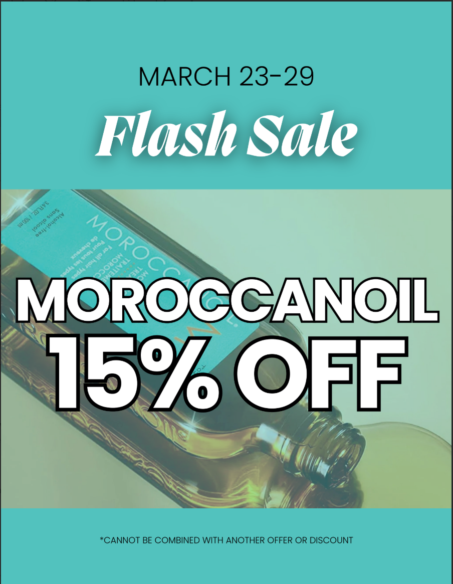 FLASH SALE –  MOROCCANOIL Haircare 15% OFF icon