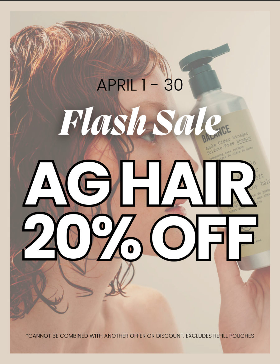 AG HAIRCARE – 20% OFF SALE icon