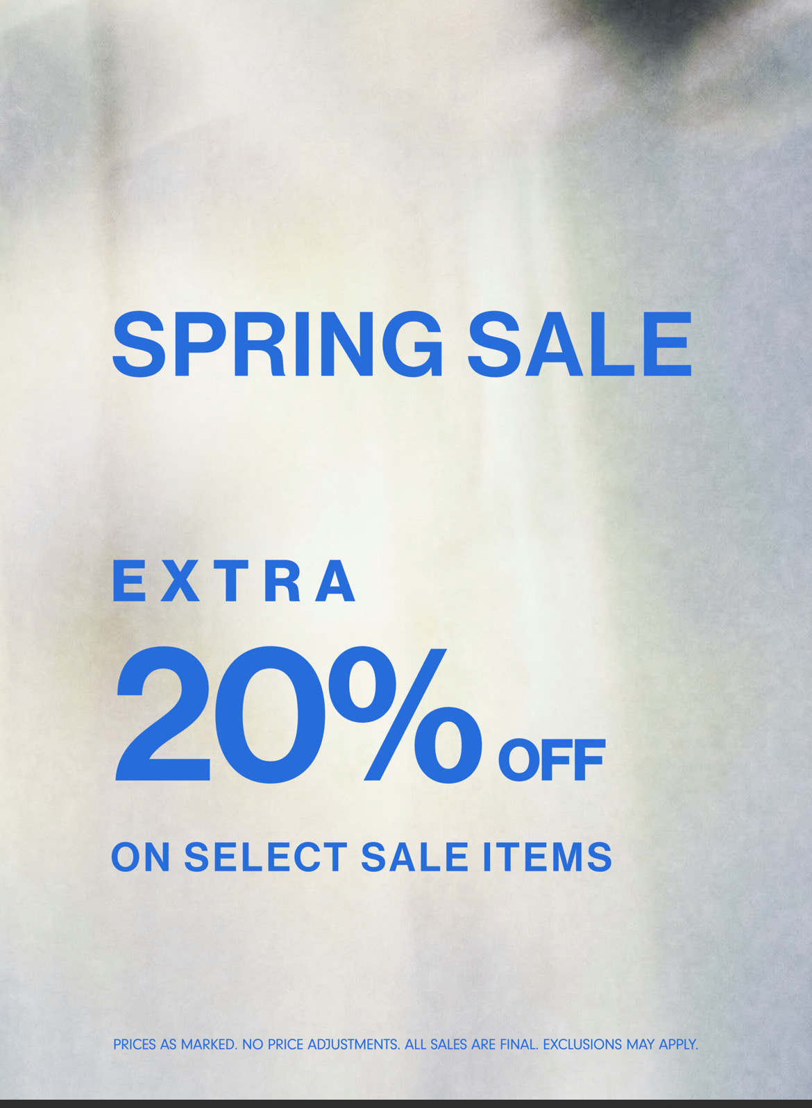 Spring Sale- Extra 20% off select sale items icon