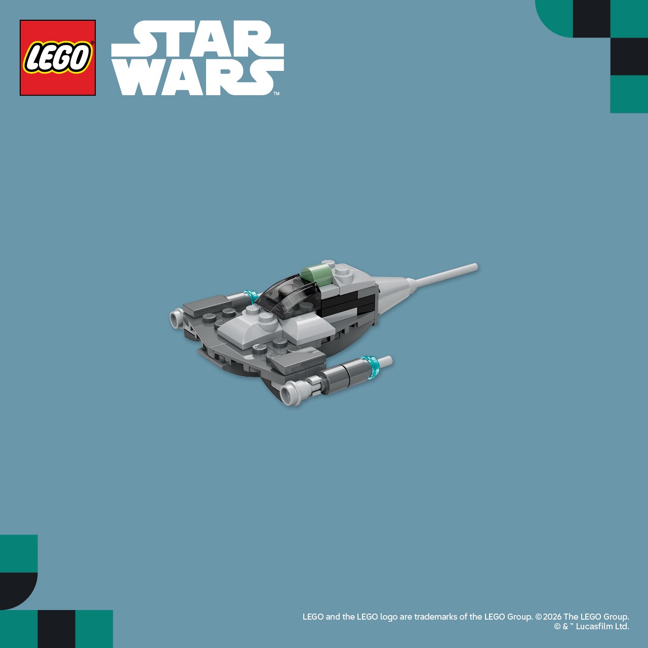 Build a mini LEGO® Star Wars™ N-1 Starfighter™! icon