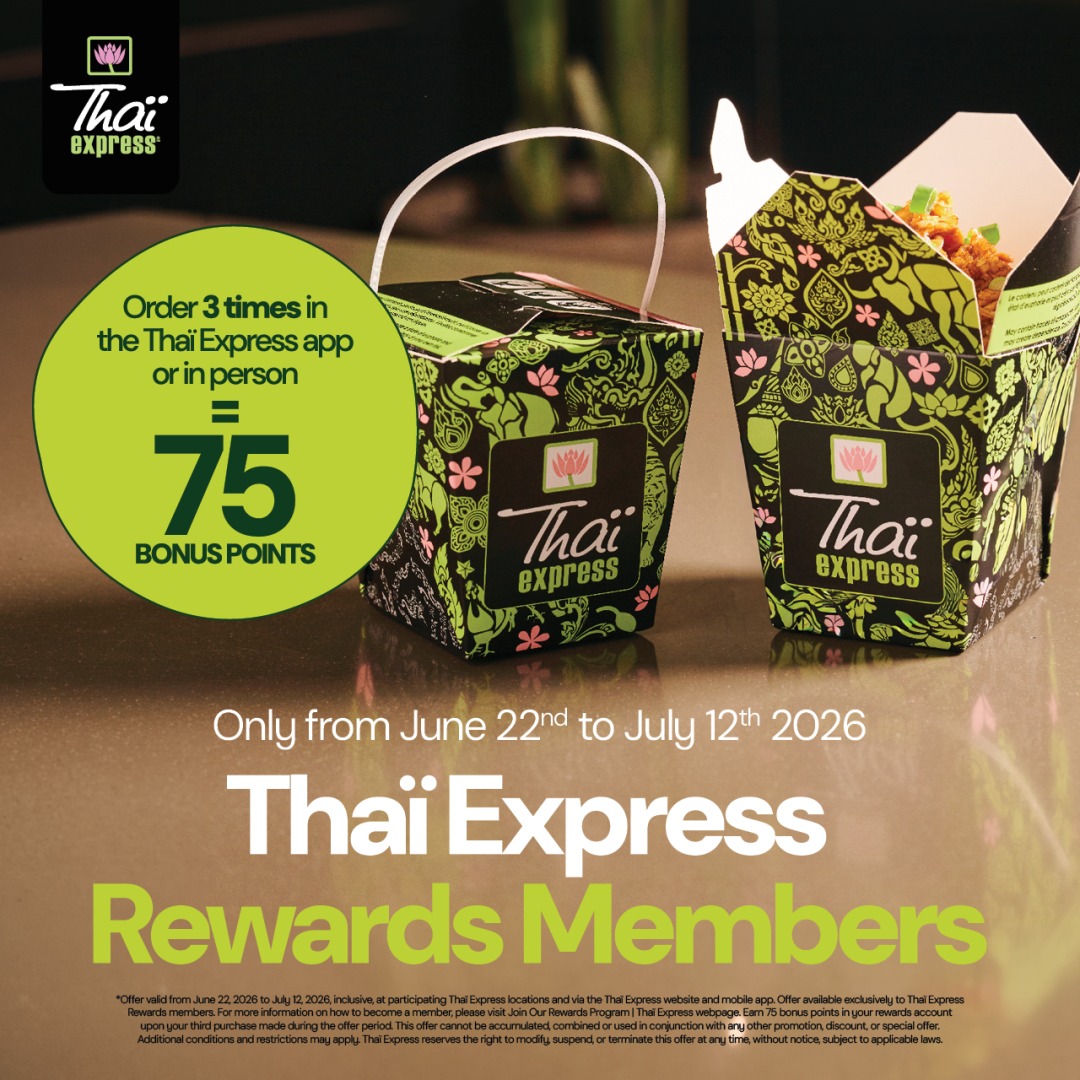 Earn $5 in 3 Visits – Order 3 times by July 12. icon