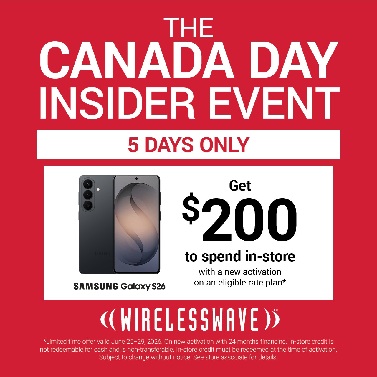 THE CANADA DAY INSIDER EVENT: 5 DAYS ONLY icon