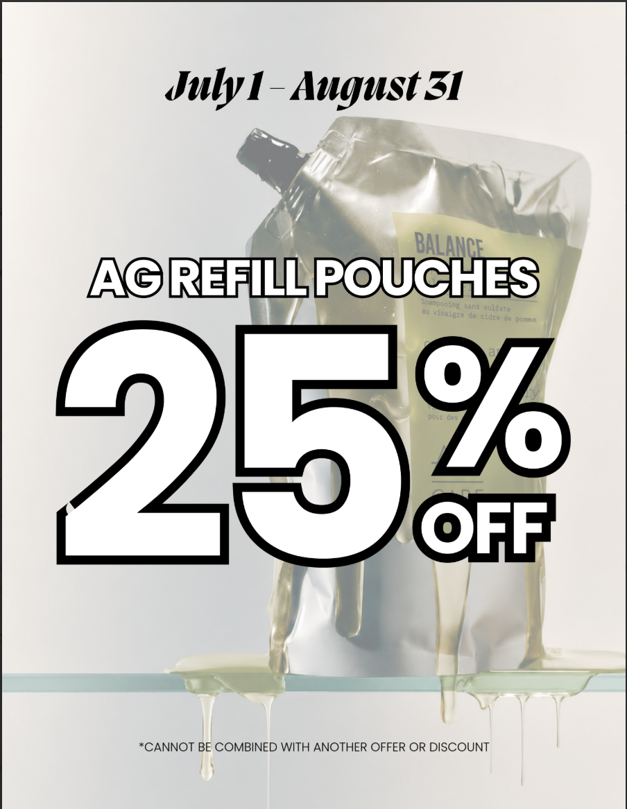 AG HAIRCARE REFILLABLE 1L POUCHES 25% OFF @ Zennkai Salon icon