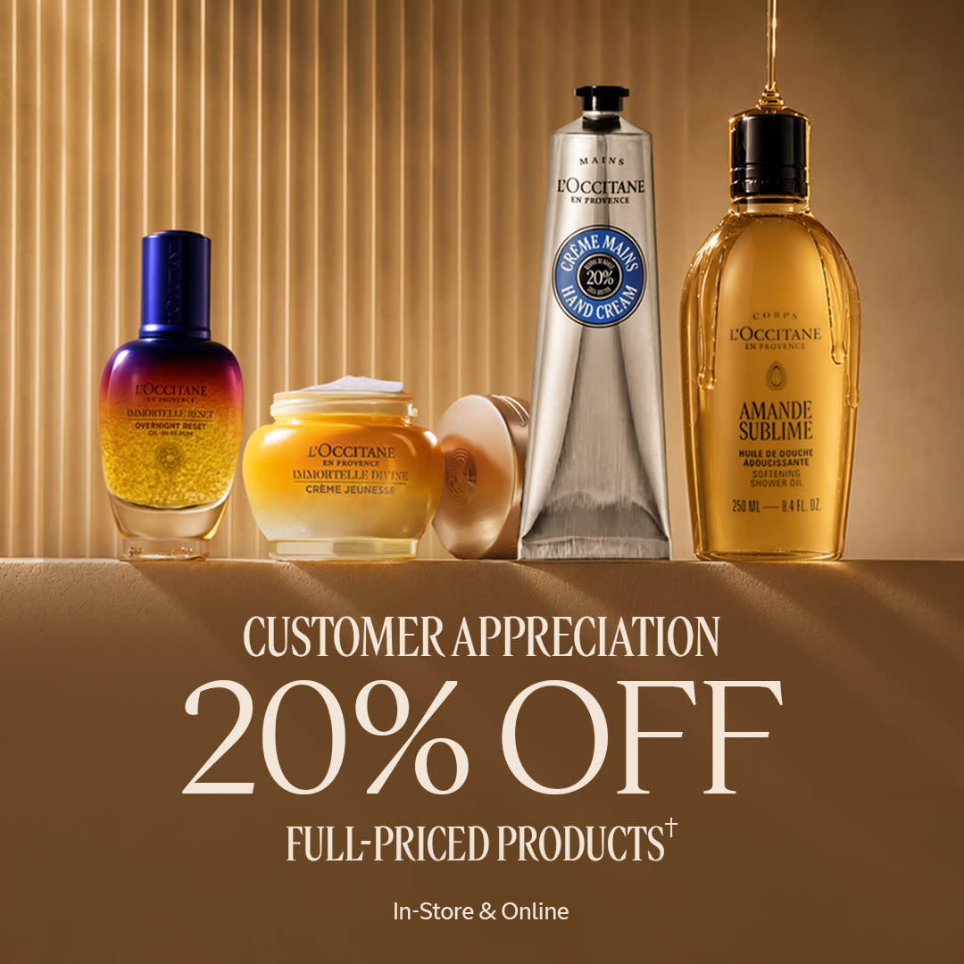L’Occitane Customer Appreciation Event (20% OFF) icon